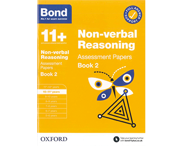 Bond 11+ Non-Verbal Reasoning Assessment Papers for 10-11+ years Book 2