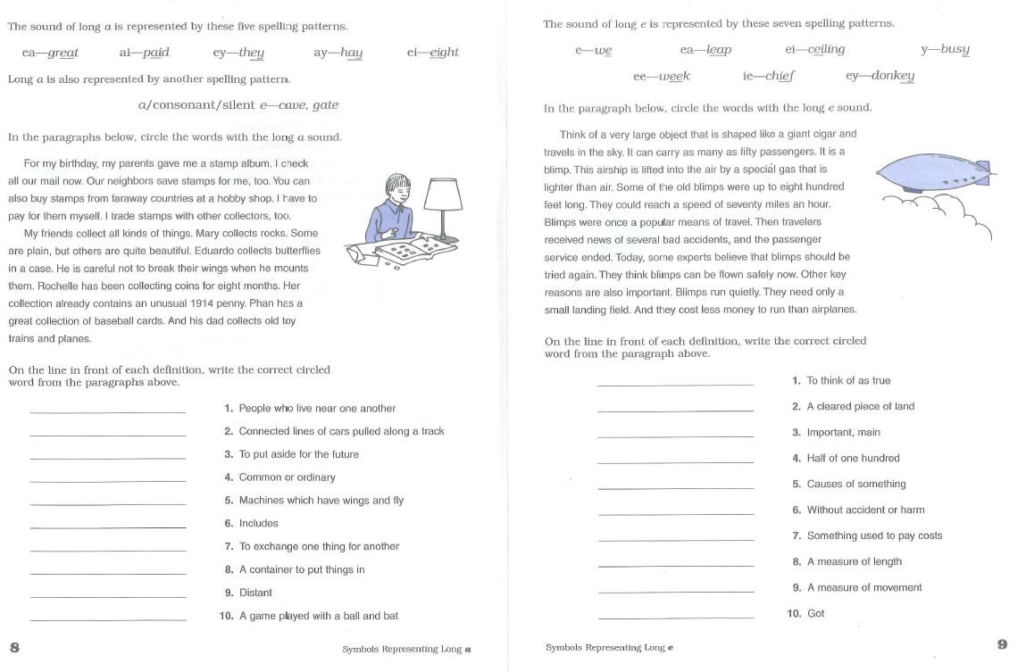 Phonics and Word Analysis Level E