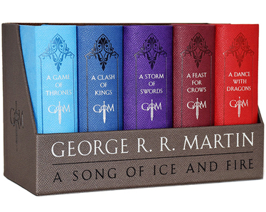 A Game of Thrones Leather-Cloth Boxed Set (Song of Ice and Fire)