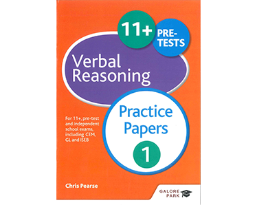 11+ Verbal Reasoning Practice Papers 1 : For 11+, pre-test and independent school exams including CEM, GL and ISEB
