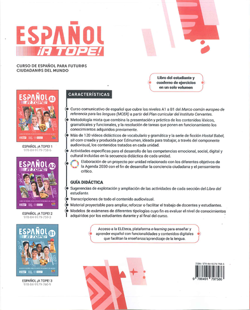 Español ¡A Tope! A1 - Libro Del Estudiante/Cuaderno De Ejercicios