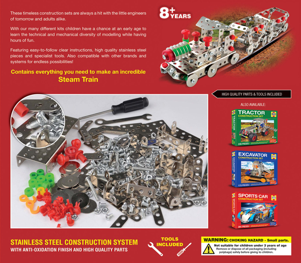 haynes steam train construction set